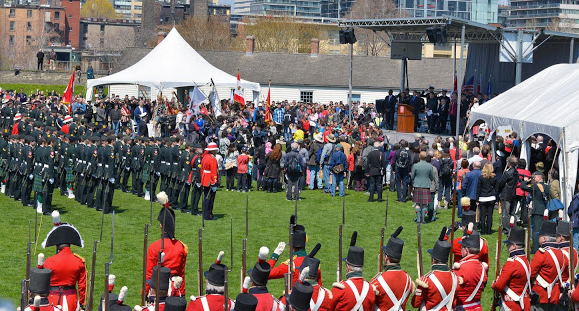 Battle of York Commemoration ceremony. Photo: Andrew Stewart