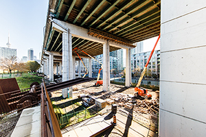 fort york bentway construction