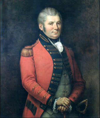 Colonel John Graves Simcoe, Lt.-Governor of Upper Canada, 1791–96.